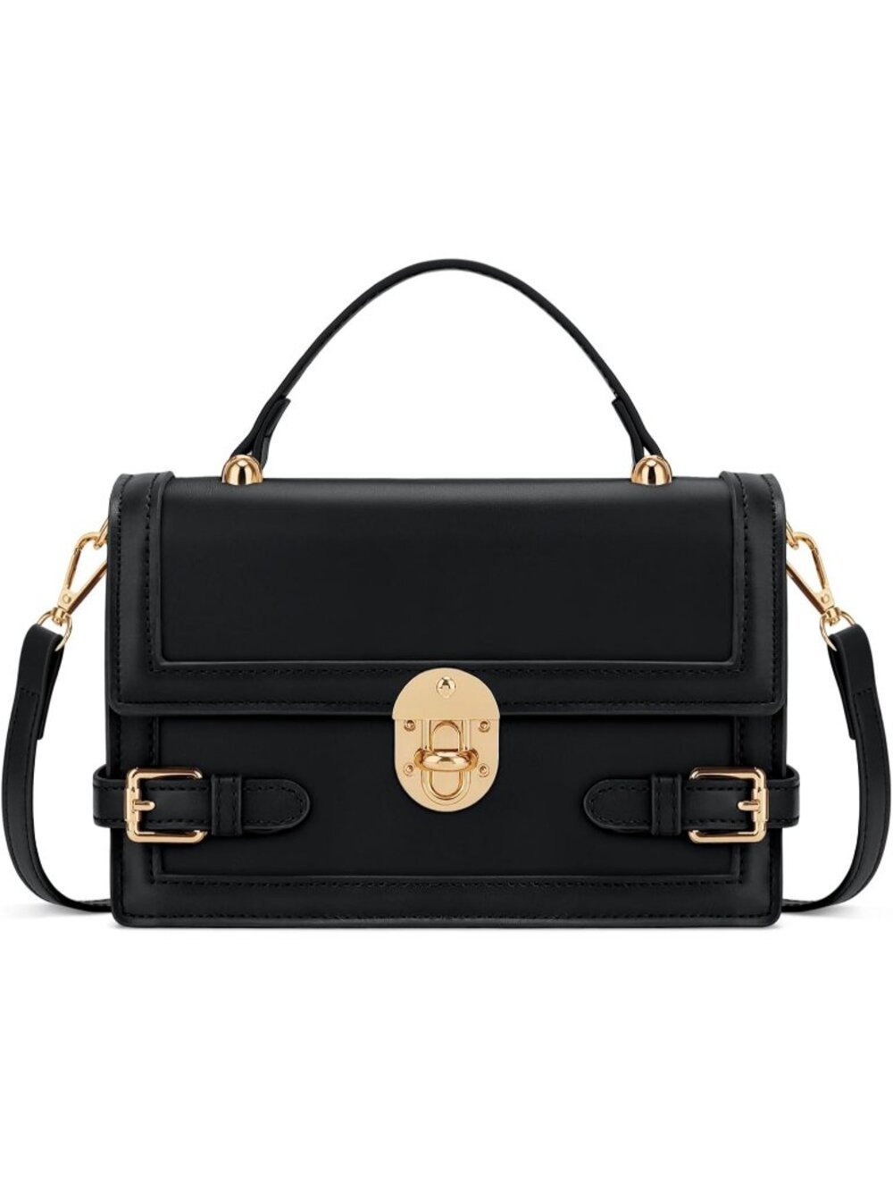 Women's Black Straw Purse Summer Beach Shoulder Small Crossbody Handbag